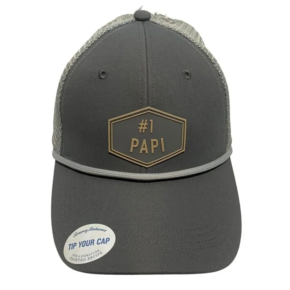 Tommy Bahama #1 Papi Tip Your Cap Baja Margarita Recipe Trucker Snapback Cap Hat